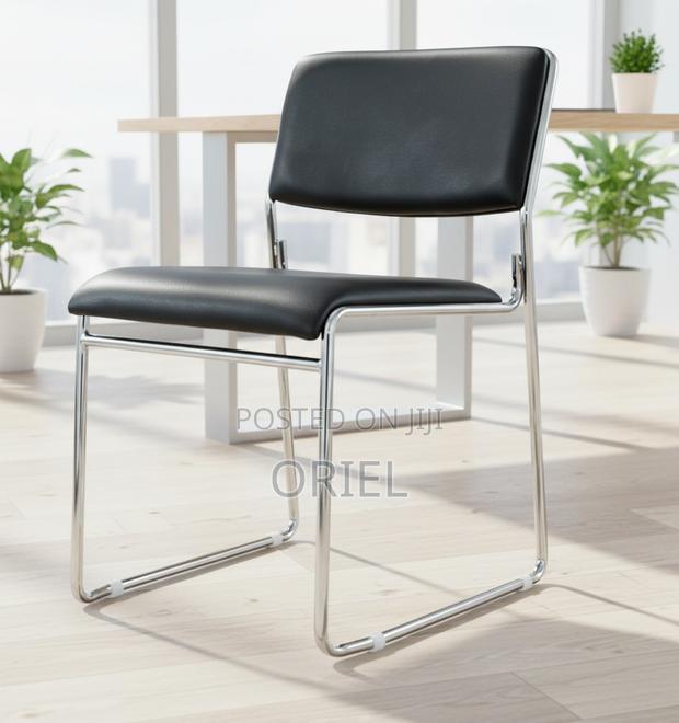 Office Chair : Stackable Office Padded Visitor Chair - thumbnail 18