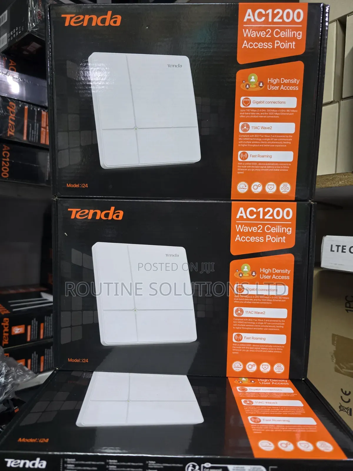 AC1200 Wave2 Ceiling Access Point Tenda I24