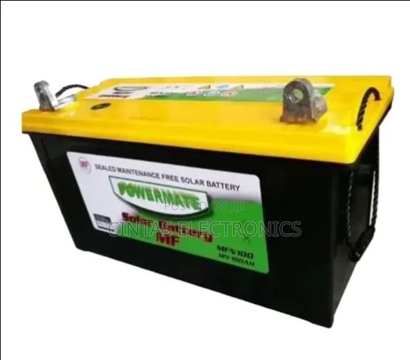 12V MF Powermate Solar Batter - thumbnail 2