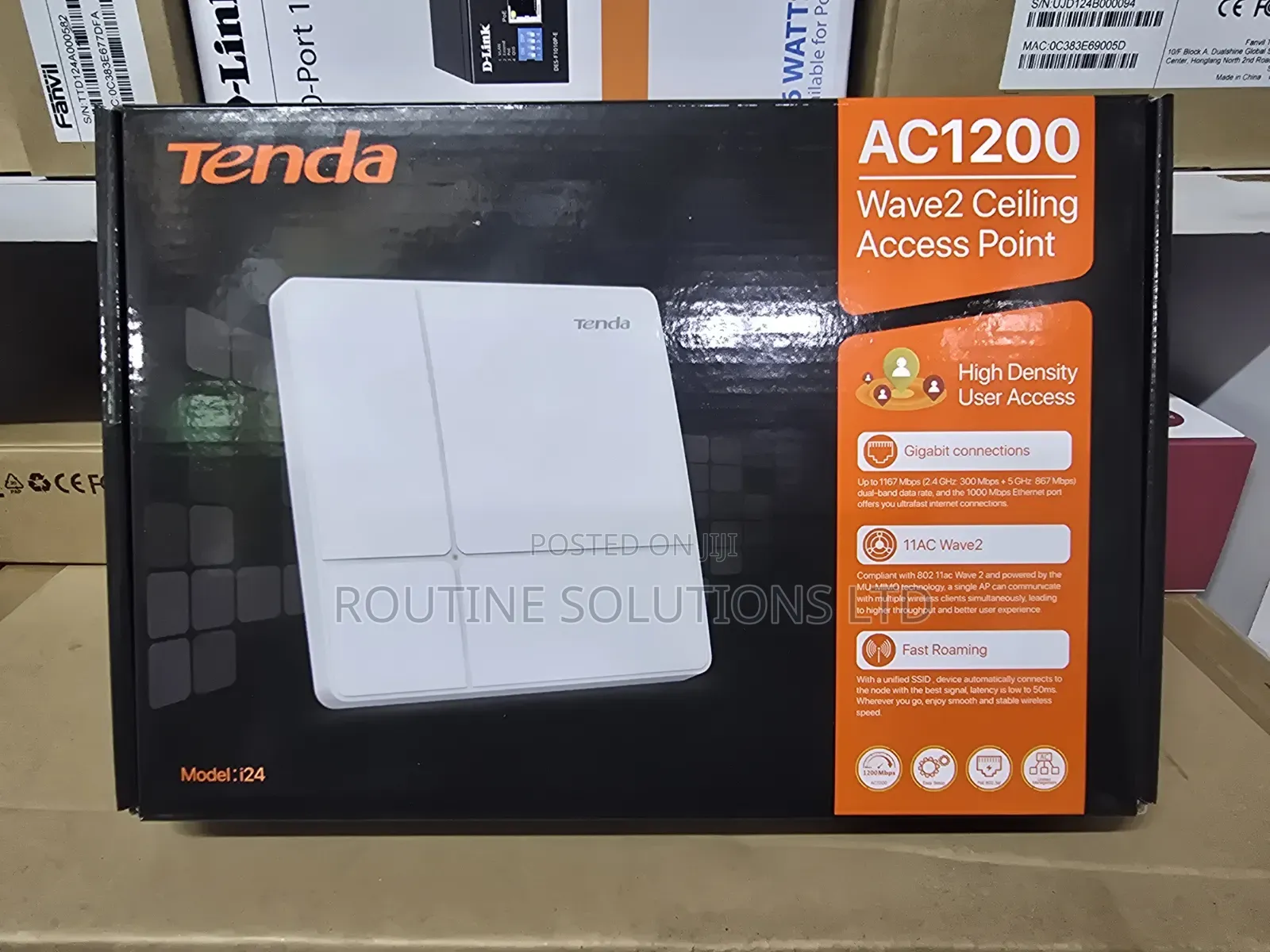 Tenda AC1200 Gigabit Wave2 Ceiling Access Point