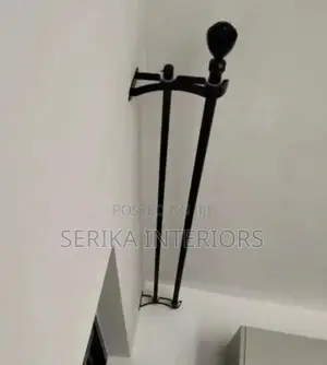 Powder Coated Jua Kali Curtain Rods Curtain Rods Environmental Friend
