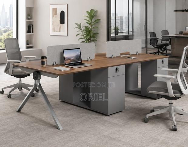 Office Workstation : Modular Imported 4-Seater Office Workstation - thumbnail 5