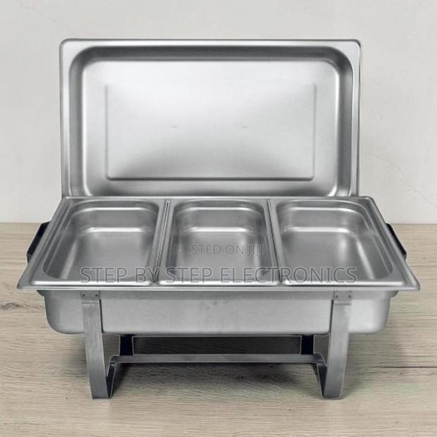 Manufacturer Direct Prices 11L Stainless Steel Triple Chafing Dish