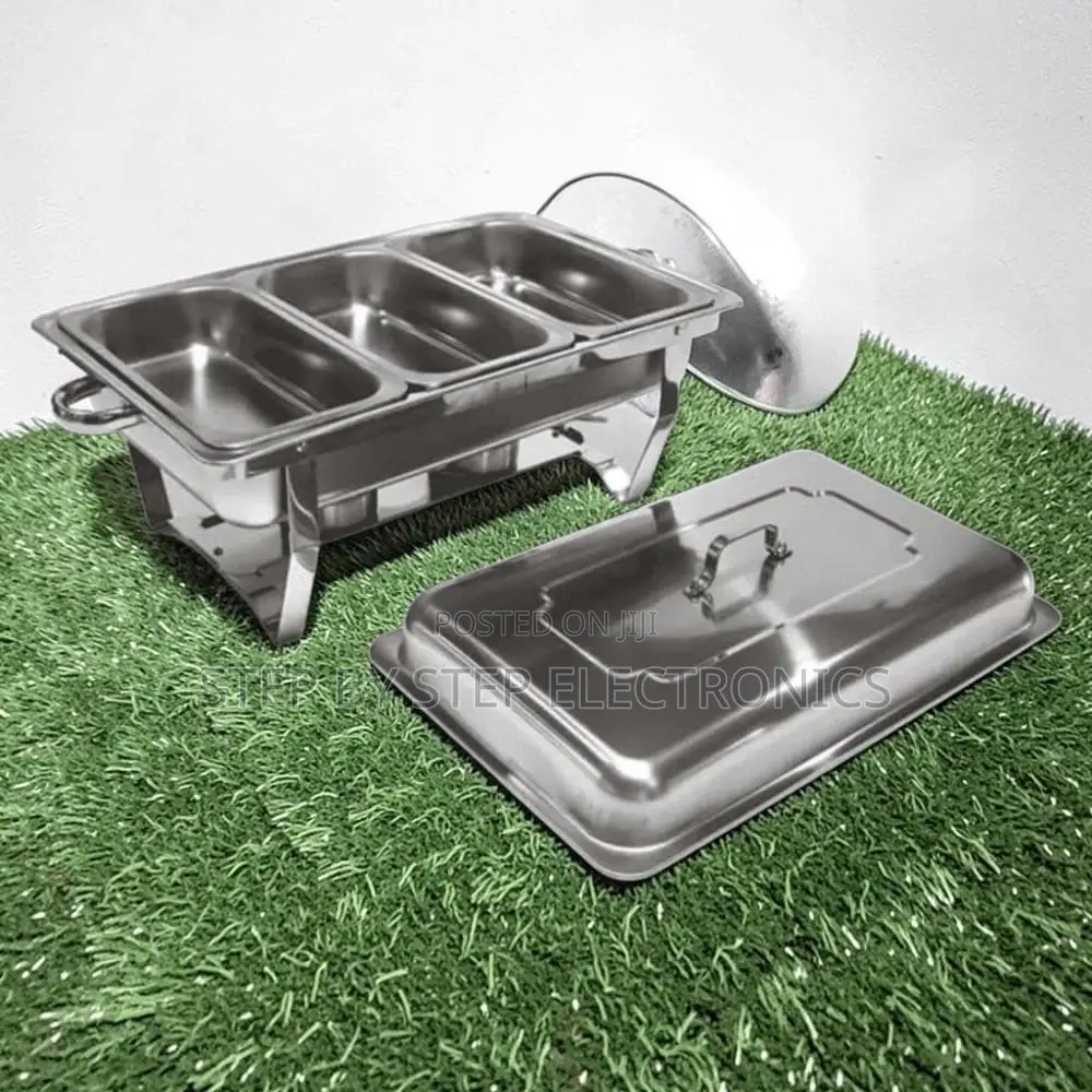 Trade Prices 11L Stainless Steel Triple Chafing Dish