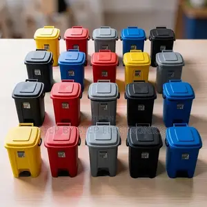 Factory Prices Office 30L Litres Step Pedal Dust Bin Trash Cans