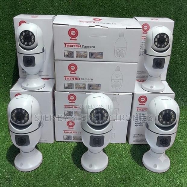 Distributor Prices PTZ Rotating Dual Lens Wifi Bulb Cameras