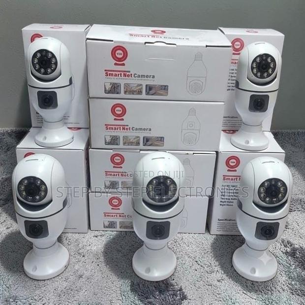 Discounted Prices PTZ Rotating Dual Lens Wifi Bulb Cameras