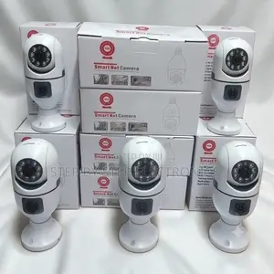 Affordable Prices Kenya PTZ Rotating Dual Lens Wifi Bulb Cameras