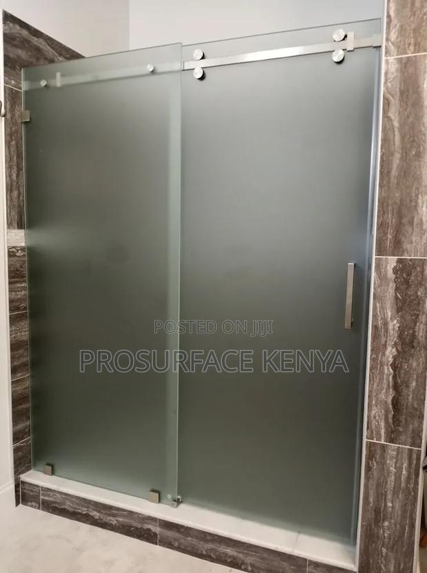 Luxury Frosted Glass Shower Enclosure – Custom Made