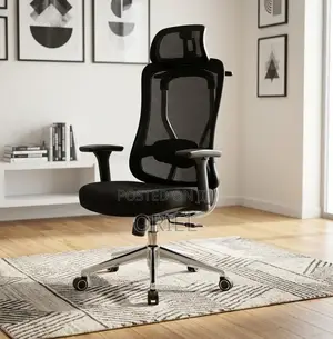 Office Chair : Adjustable High-Back Mesh Office Chair