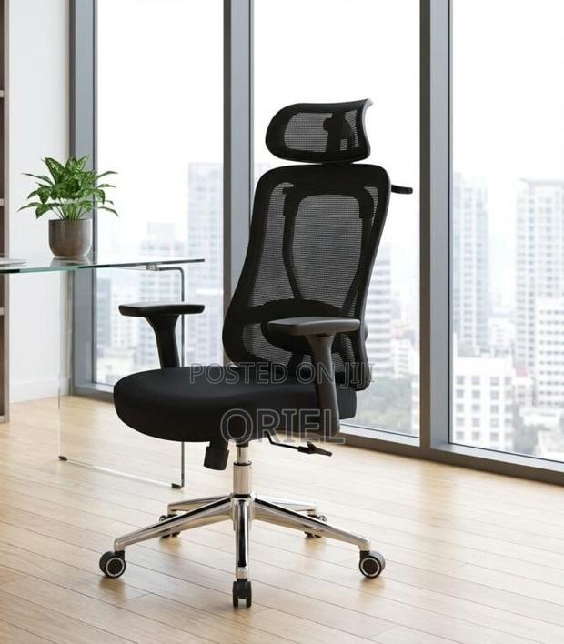 Office Chair : Adjustable High-Back Mesh Office Chair - thumbnail 5