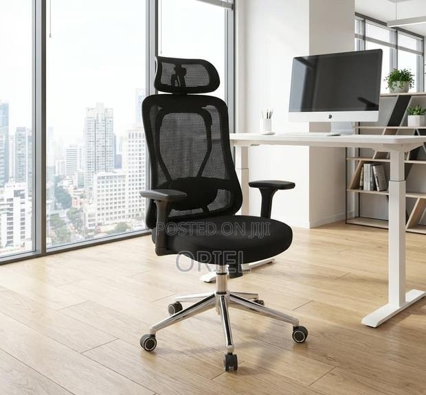 Office Chair : Adjustable High-Back Mesh Office Chair - thumbnail 6