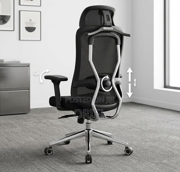 Office Chair : Adjustable High-Back Mesh Office Chair - thumbnail 10