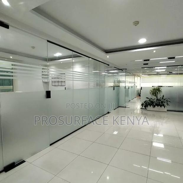 Frosted Glass Film for Office Partitions