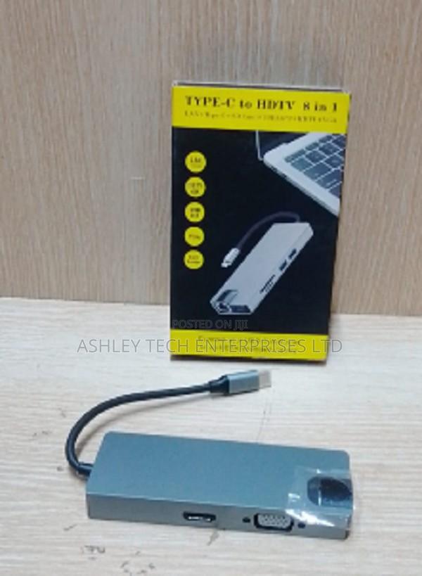 Premium 8-in-1 USB Type-C Hub With Power Delivery Card Reader - main view
