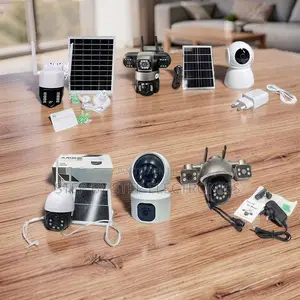 PIR Human Detection 4G Wifi Rotating Dual Triple Lens Solar Cameras