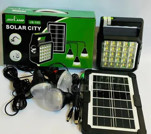 Solar Lamp.with 3 LED Bulbs.