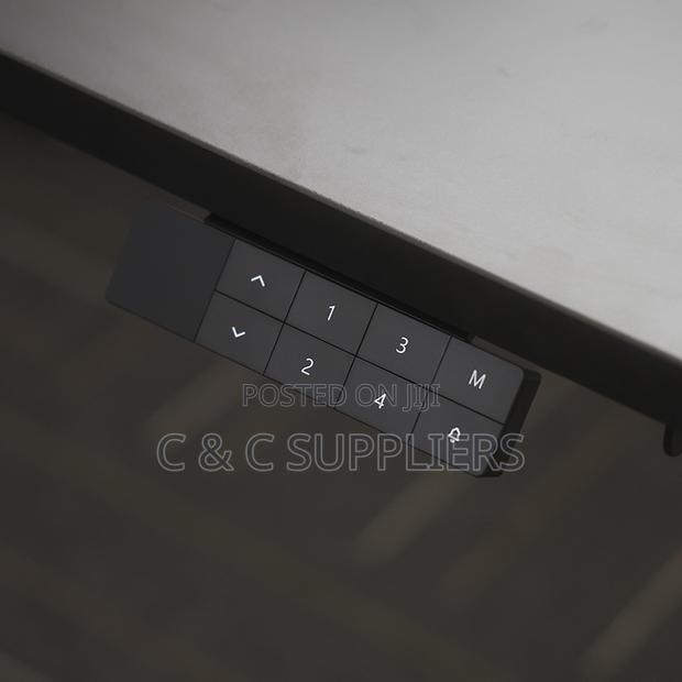Black Height Adjustable Home Desk-120cm - thumbnail 3