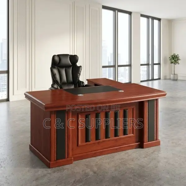 Executive 180cm L-Shaped Office Desk.
