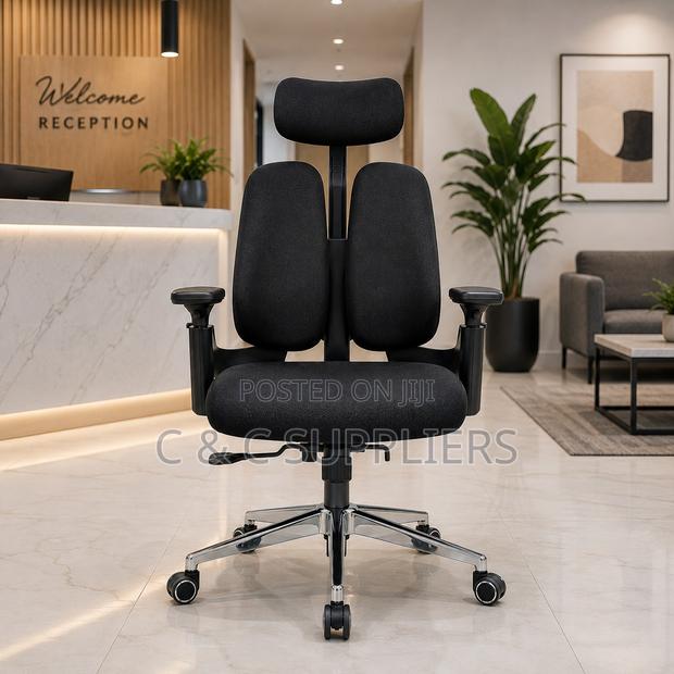 Orthopedic Dual Back Executive Chair. - thumbnail 2