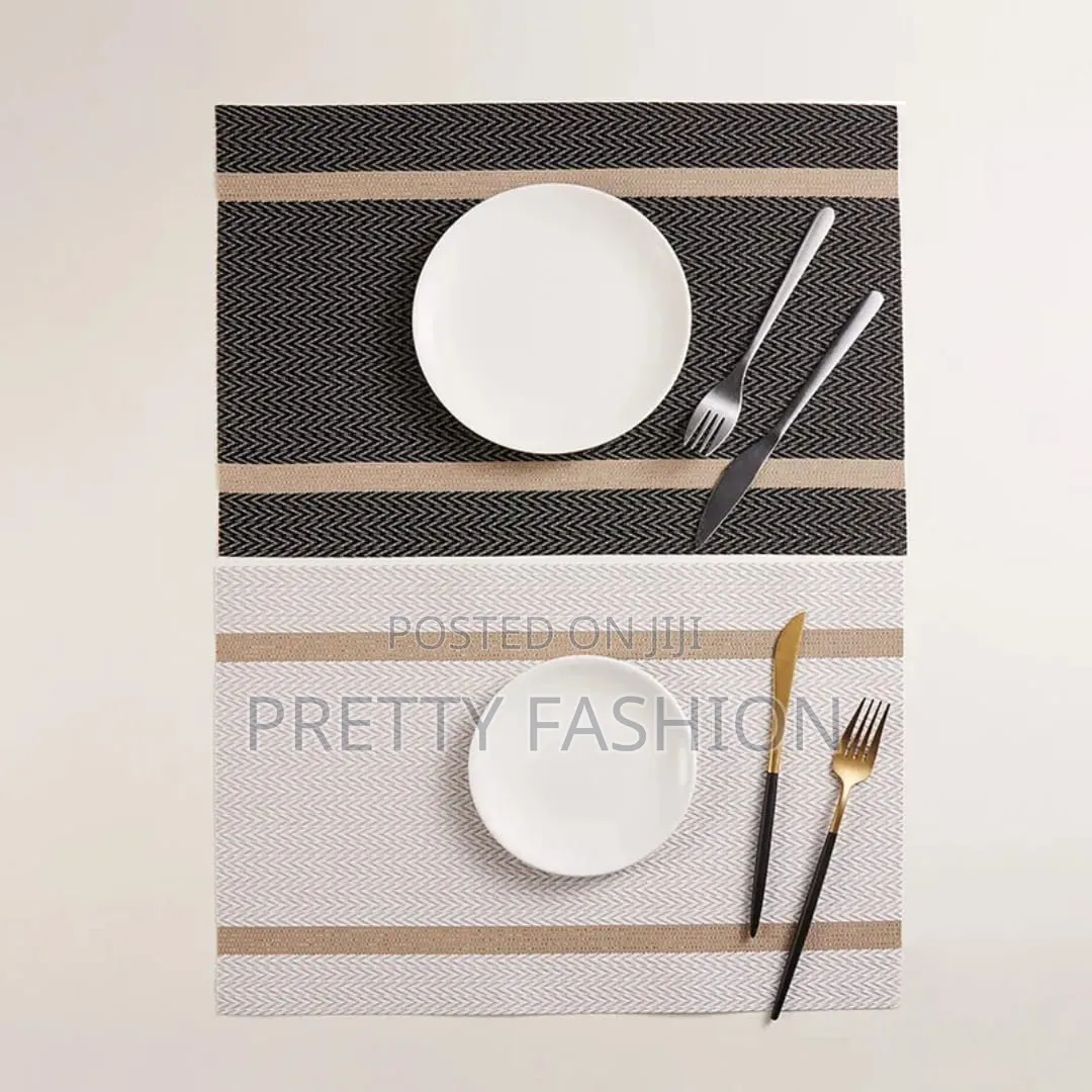*PVC Water Proof and Heat Resistant Table Mats