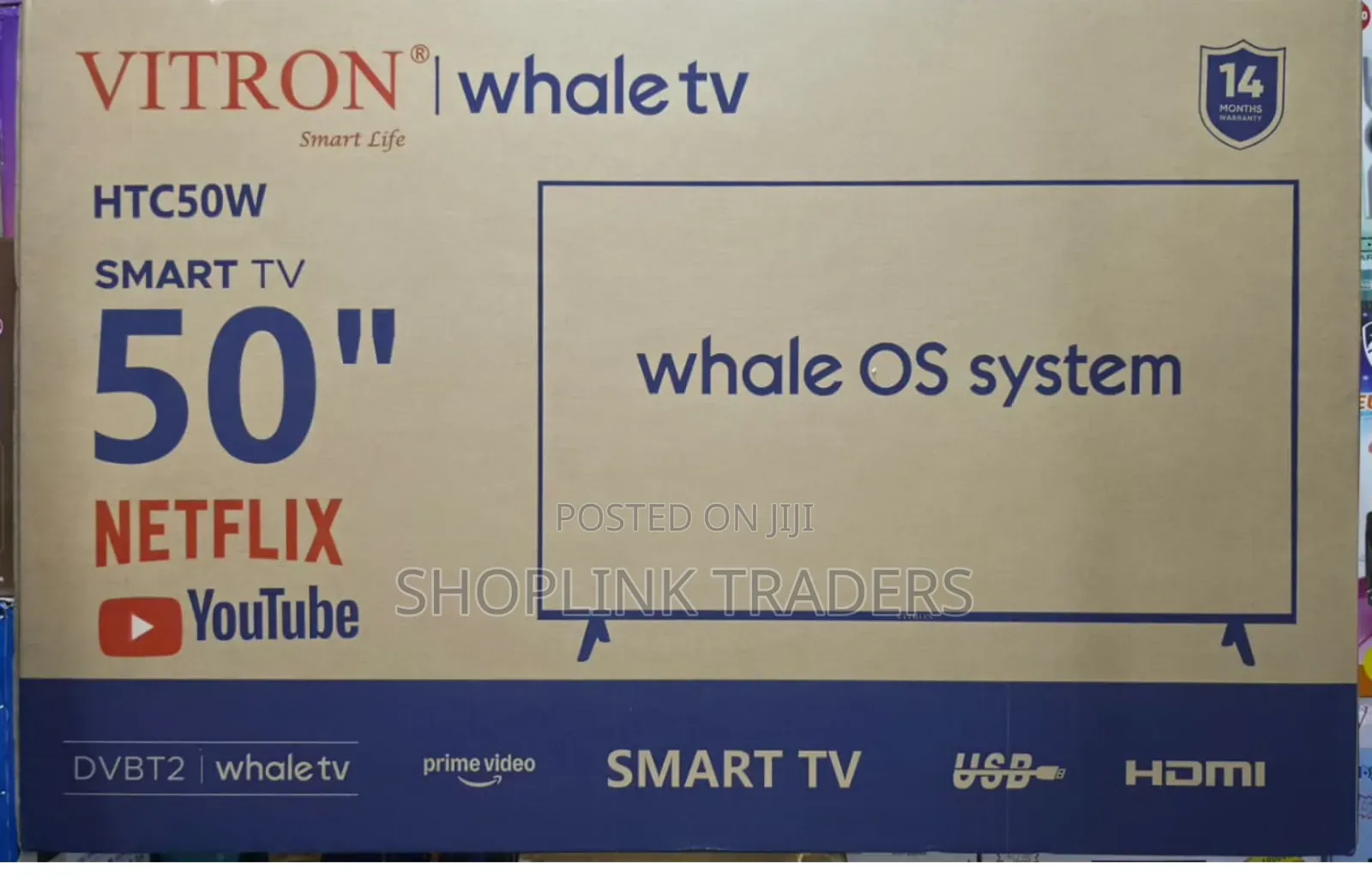 Vitron 50 Inches  Smart  2k  TV