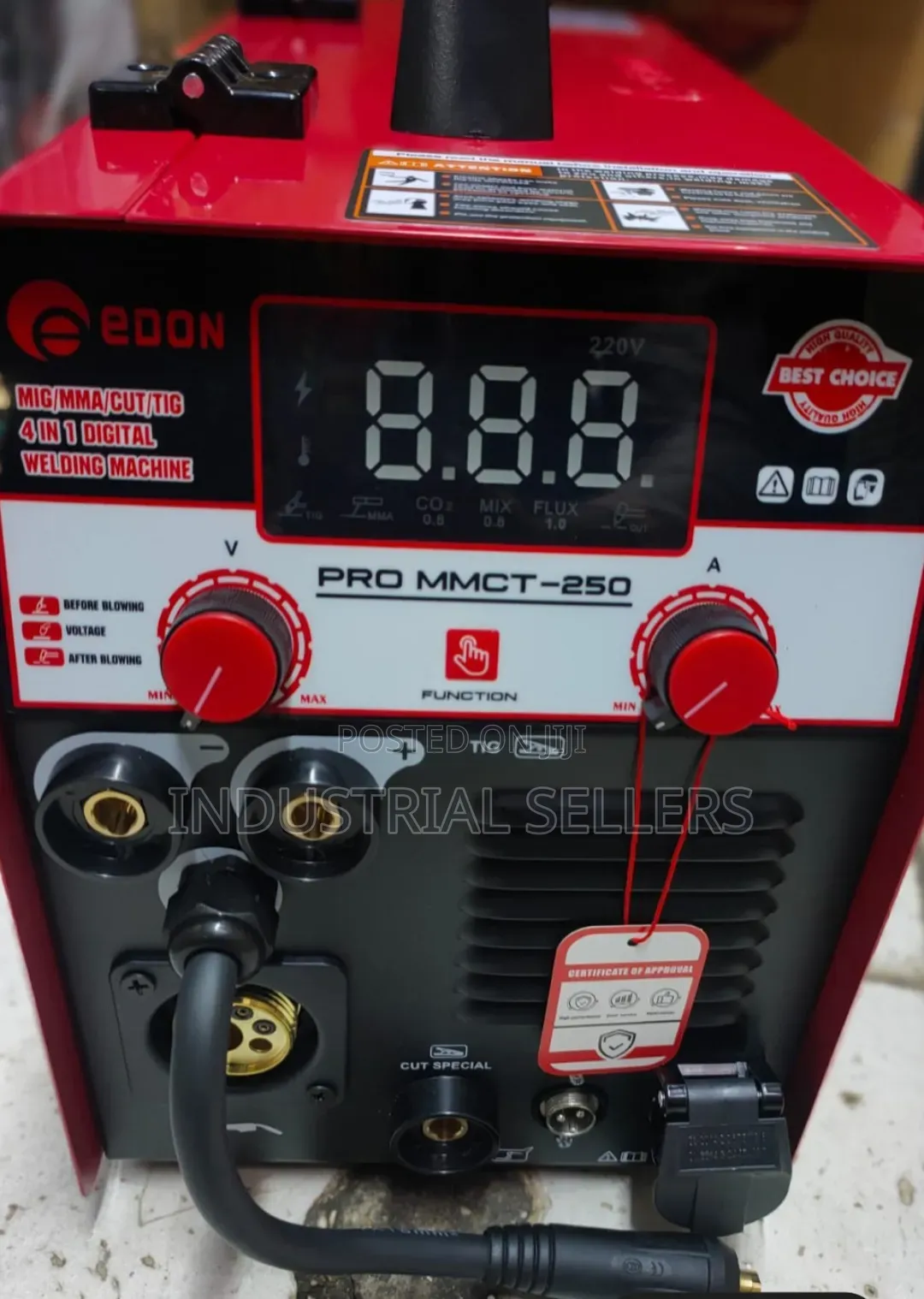 4 in 1 Mma, Tig, Mig, Cut Welding Machine Edon 250amps