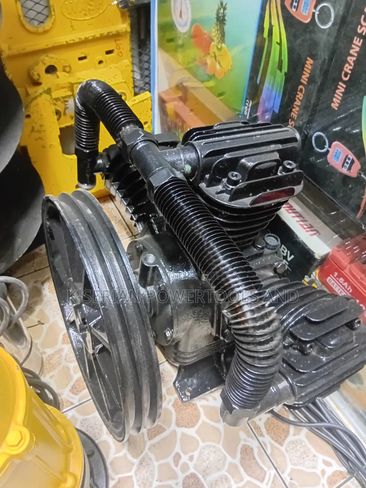 3090 Air Compressor Head Spare Part, 3 Pistones /Compressor Head