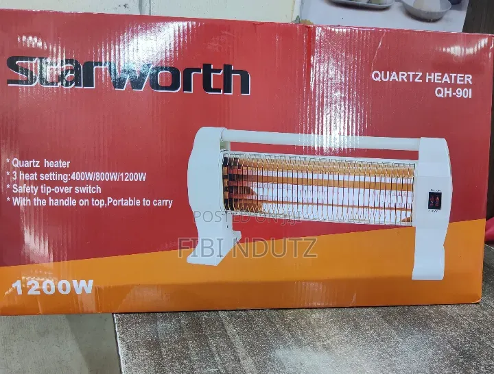New Starworth Quartz Heater 800W Max/Model: QH90I