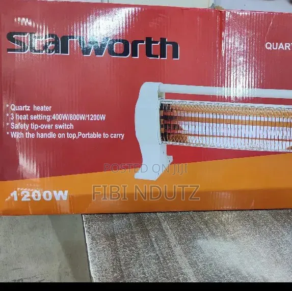 New Starworth Quartz Heater 800W Max/Model: QH90I