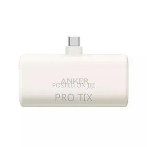 Anker Nano Powerbank (22.5w, Built in Use USB Connector) White