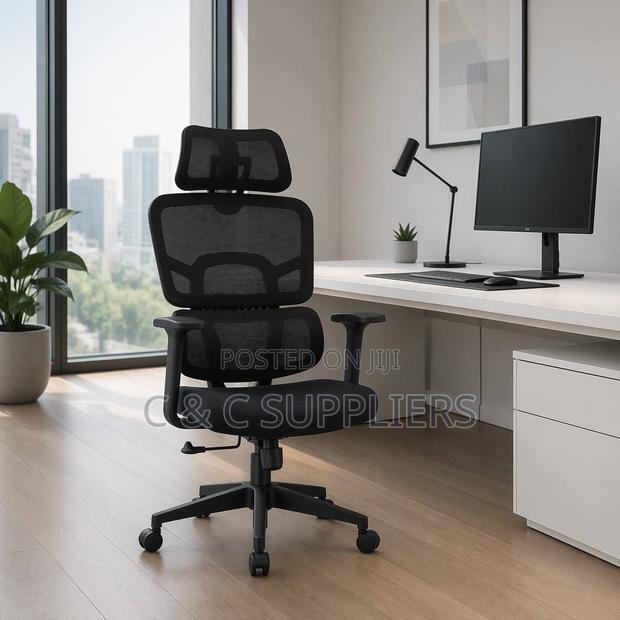 Adjustable Orthopedic Home Task Chair. - thumbnail 3