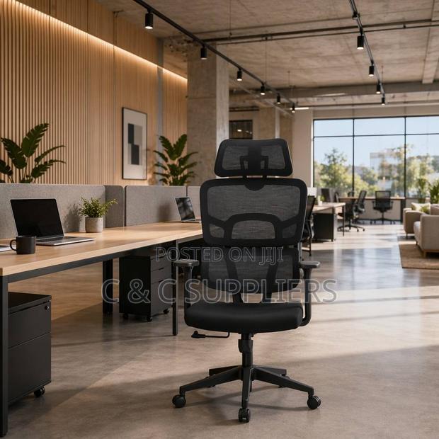 Adjustable Orthopedic Home Task Chair. - thumbnail 4