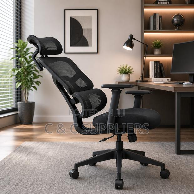 Adjustable Orthopedic Home Task Chair. - thumbnail 5