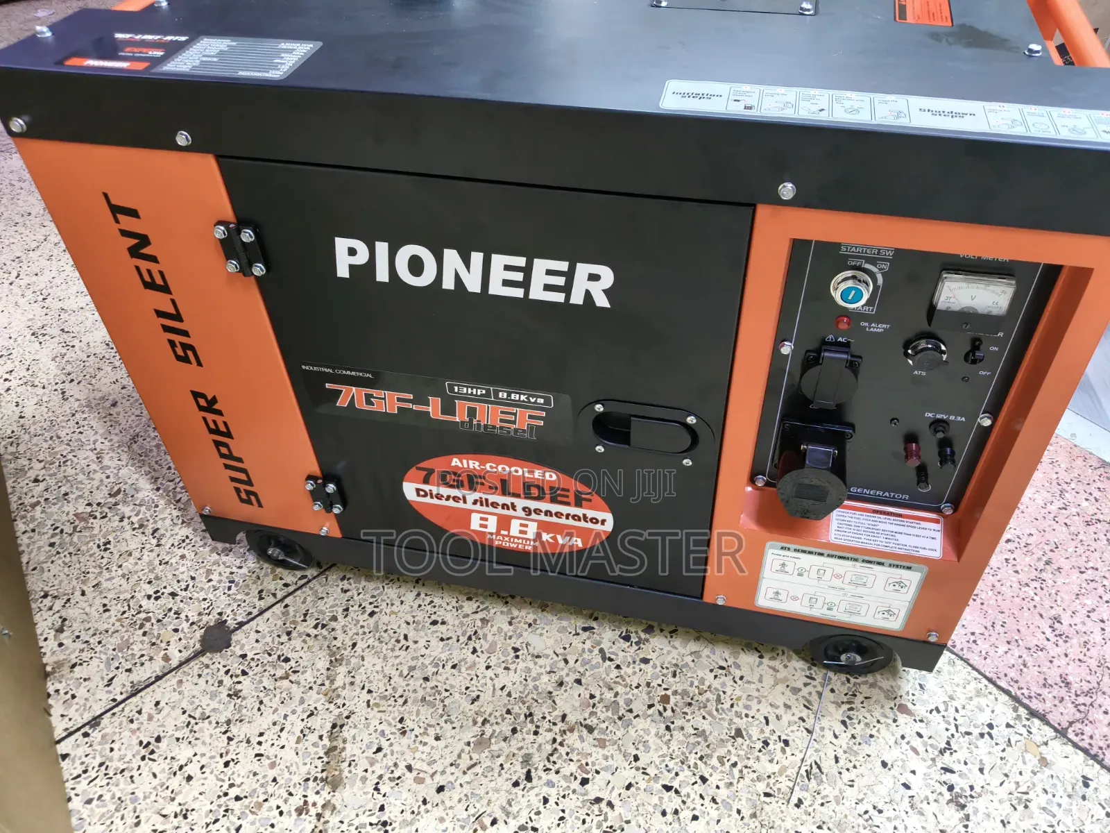 8.8kVA Pioneer Silent Generator/8.8kva Super Silent Diseal Generator