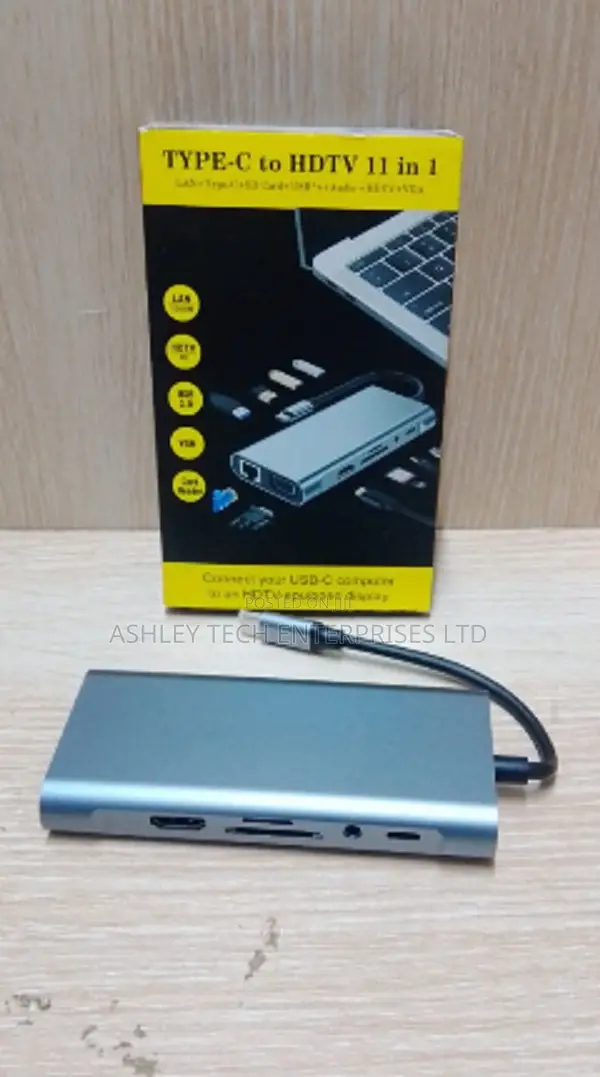 11-in-1 USB-C Docking Station for MacBook, Windows Laptop Tablet