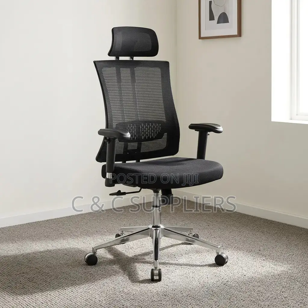 Orthopedic High Back Chair With Lumber Support