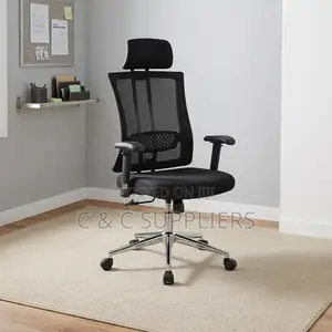 Orthopedic High Back Chair With Lumber Support