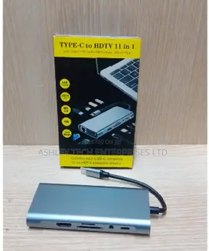 USB-C 11-in-1 Multiport Hub With HDMI, Ethernet, USB 3.0 SD Reader