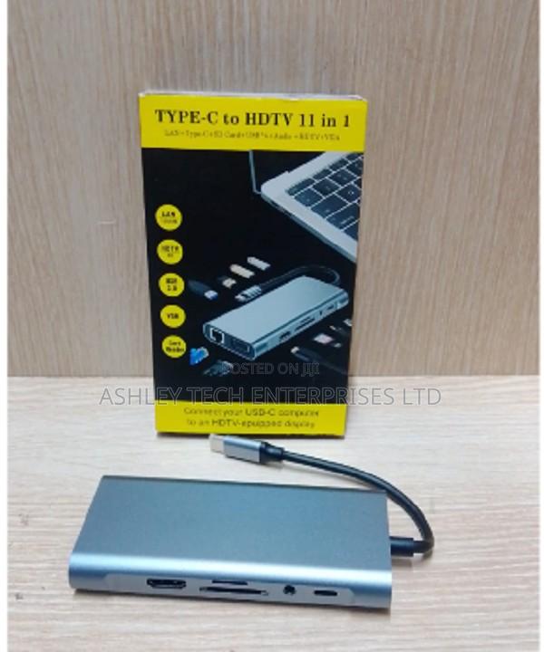USB-C 11-in-1 Multiport Hub With HDMI, Ethernet, USB 3.0 SD Reader