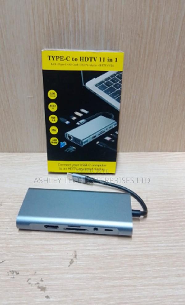 11-in-1 Type-C Hub With HDMI, RJ45 LAN Fast PD Charging
