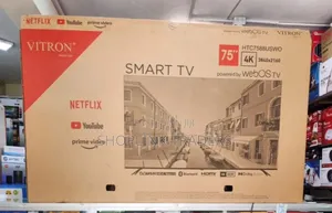 Vitron 75" Inch WebOS Voice Control 4K UHD Frameless Smart Android TV