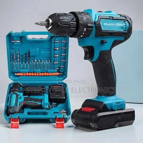 Powerful Rechargeable DIY Main-One Cordless Drill With Free Drill Bits