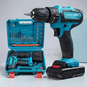 Compact DIY Work Tool Set Main-One Cordless Drill With Free Drill Bits