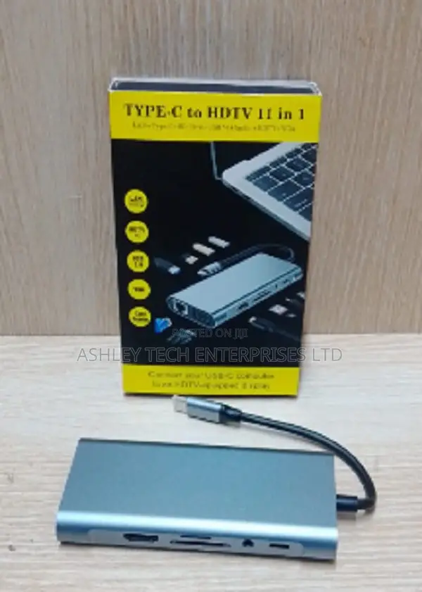 Premium 11-in-1 USB-C Adapter for Laptops Smartphones