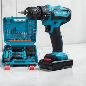 Efficient Home Repair Kit Main-One Cordless Drill With Free Drill Bits