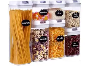 7pcs Food Container With Measuring Cups