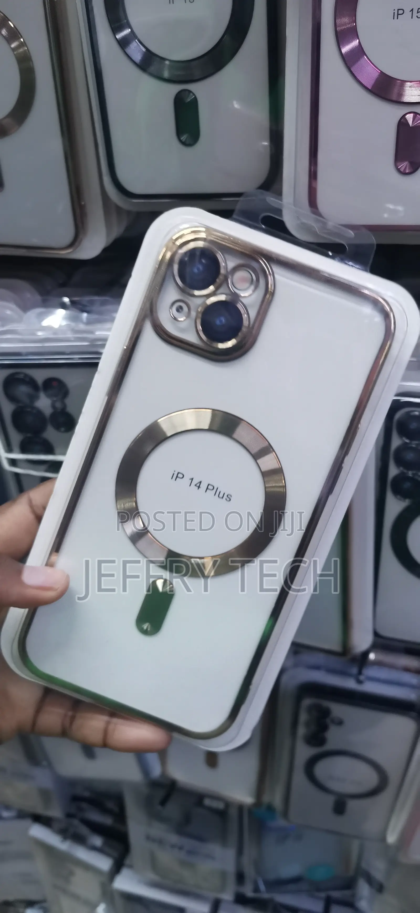 Metallic Ring Accent Designed for the iPhone 14 Plus