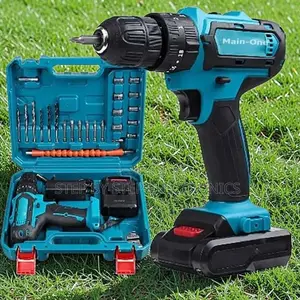 Reliable Household Helper Main-One Cordless Drill With Free Drill Bits