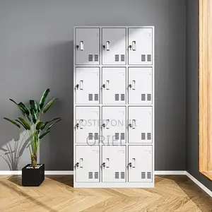Office Cabinet : 12-Door Metal Staff Storage Lockers